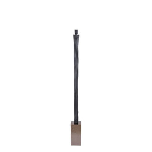 Statue – Menschen Design, Aluminium Material, Schwarz, S – Mathias | PTMD
