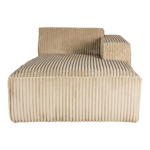 Sofa – natürliche Oberfläche, Stoff Bezug, rechte Chaiselongue – Animo | PTMD