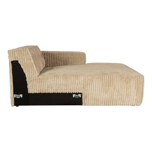 Sofa – natürliche Oberfläche, Stoff Bezug, rechte Chaiselongue – Animo | PTMD