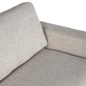 Sofa – taubengraue Oberfläche, Stoff Bezug, rechte Chaiselongue – Nilla | PTMD