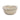 Blumentopf – Creme Farbe, Gerippte Linienstruktur, Zement Material, Niedrige Form, L – Raffay | PTMD