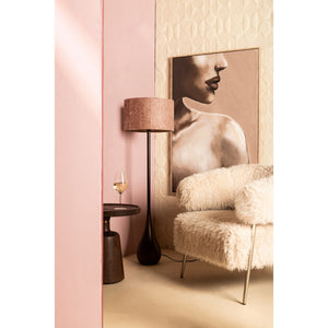 Mural – Polyester Fabric, Handmade Finish, Rectangular Design – Liliana | PTMD