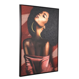 Wall mural – Canvas material, Handmade finish, Rectangular design – Janicia | PTMD
