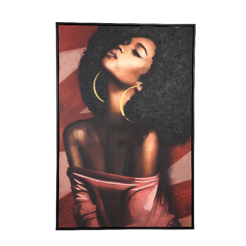 Wall mural – Canvas material, Handmade finish, Rectangular design – Janicia | PTMD