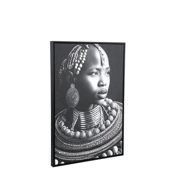 Wandbild – Rechteckiges Design, Leinwand Material, Frauen Motiv, S – Romaan | PTMD