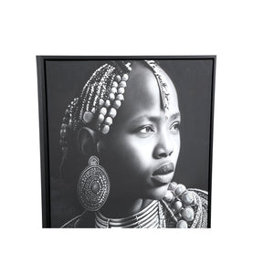 Wandbild – Rechteckiges Design, Leinwand Material, Frauen Motiv, S – Romaan | PTMD