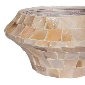Pot – Cream Bamboo, Round Shape, Bowl Design, Low, S – Daven | PTMD