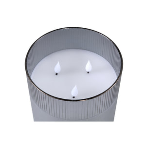 Windlicht - LED 15.0 x 15.0 x 25.0 cm Grau 1