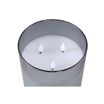 Windlicht - LED 15.0 x 15.0 x 25.0 cm Grau 1
