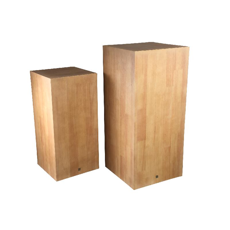 MDF Column with Oak Veneer, Natural Finish, Handmade – Gustavo | PTMD
