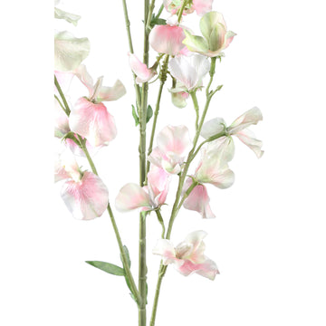 Gartenblume – Cremefarbener Duftwicken-Zweig aus Polyester | PTMD