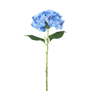 Hydrangea Flower - Blue Round Hydrangea Spray Made of Polyester Fabric | PTMD