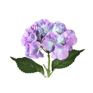 Hortensienblume – Lila runder Hortensienspray aus Polyesterstoff | PTMD