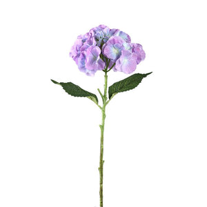 Hortensienblume – Lila runder Hortensienspray aus Polyesterstoff | PTMD