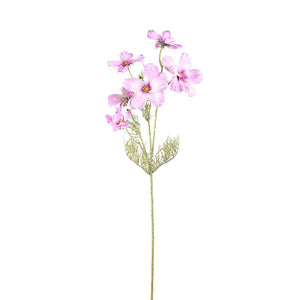 Gartenblume – Hellrosafarbener Kosmeenzweig aus Polyestergewebe | PTMD