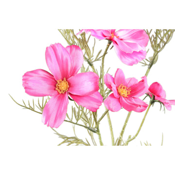 Gartenblume – Rosafarbener Kosmeenzweig aus Polyestergewebe | PTMD