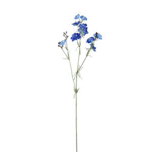 Gartenblume – Blauer Chinensis-Zweig mit beschichteten Blüten aus Polyesterstoff | PTMD