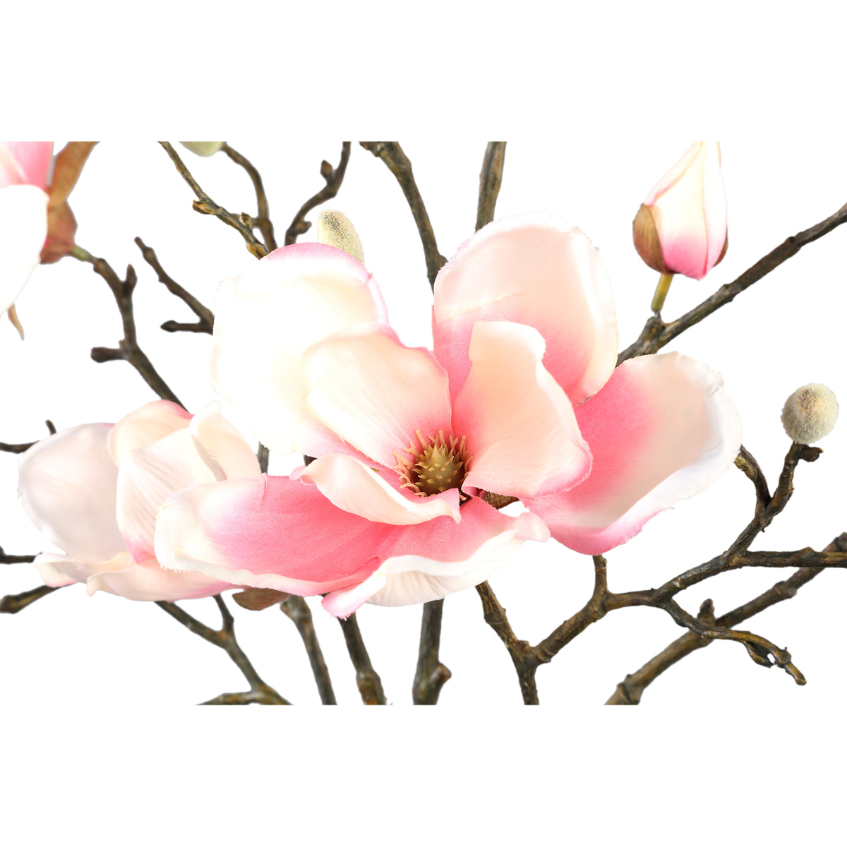 Magnolienblume – Hellrosa Magnolienspray aus Polyester | PTMD