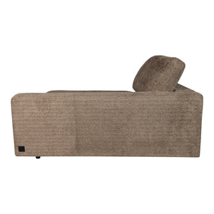Sofa – braune Oberfläche, Stoff Bezug, rechte Chaiselongue – Nilla | PTMD