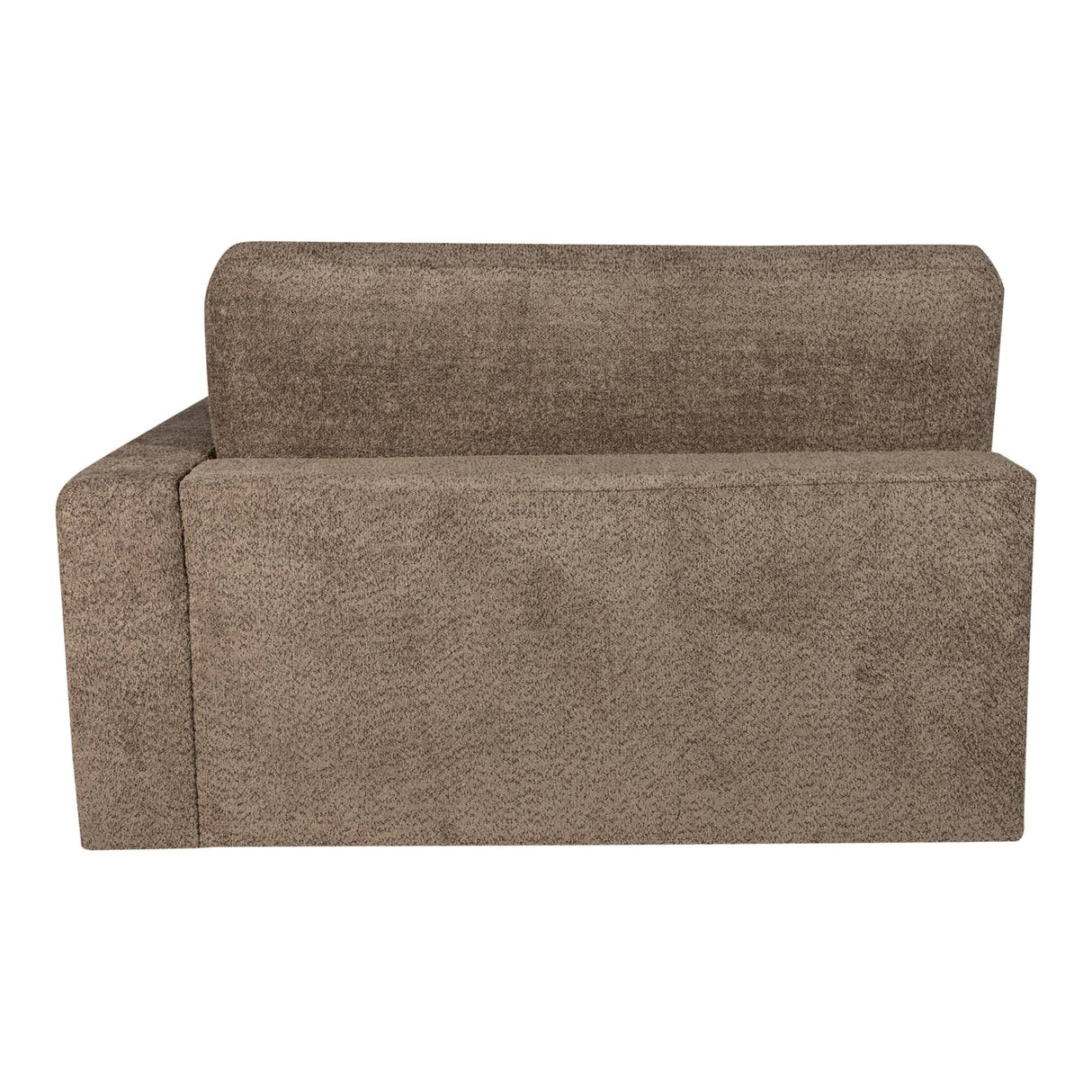 Sofa – braune Oberfläche, Stoff Bezug, rechte Chaiselongue – Nilla | PTMD