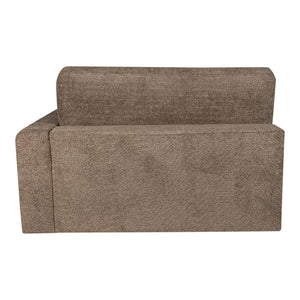 Sofa – braune Oberfläche, Stoff Bezug, rechte Chaiselongue – Nilla | PTMD