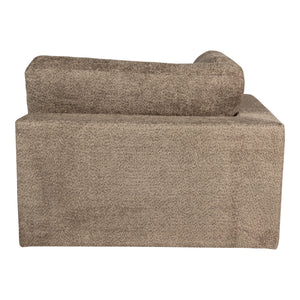 Ecksofa – braune Oberfläche, Stoff Bezug, Eckelement Form – Nilla | PTMD
