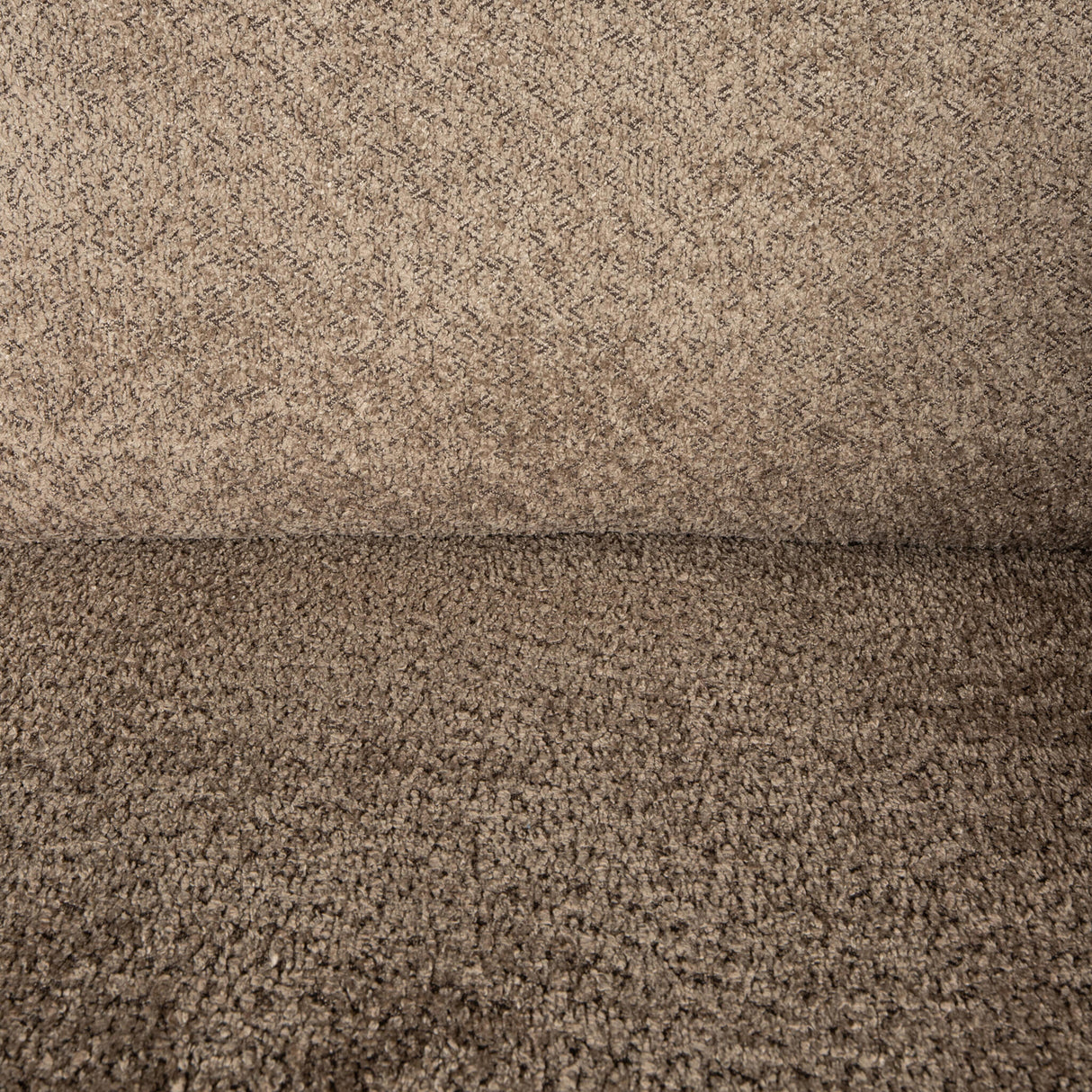 Ecksofa – braune Oberfläche, Stoff Bezug, Eckelement Form – Nilla | PTMD