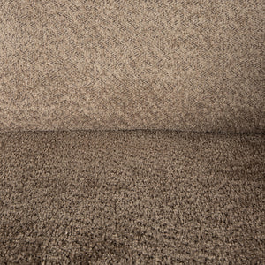 Ecksofa – braune Oberfläche, Stoff Bezug, Eckelement Form – Nilla | PTMD