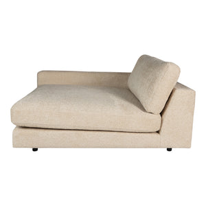 Sofa – sandfarbene Oberfläche, Stoff Bezug, linke Chaiselongue – Nilla | PTMD