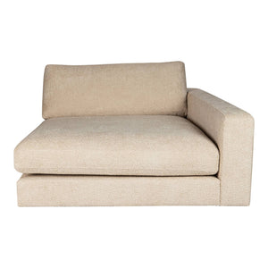 Sofa – sandfarbene Oberfläche, Stoff Bezug, rechte Chaiselongue – Nilla | PTMD