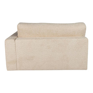 Sofa – sandfarbene Oberfläche, Stoff Bezug, rechte Chaiselongue – Nilla | PTMD