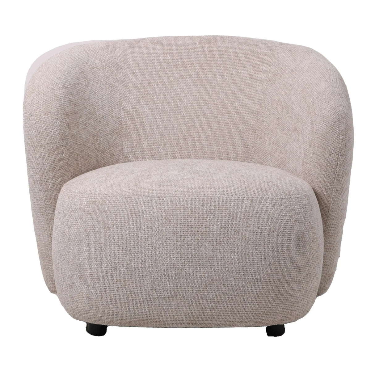 Armchair made of Legacy fabric, foam padding, wooden frame – Aphrodite | PTMD