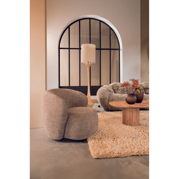 Sessel aus Legacy - Stoff, Schaumstoffpolster, Holzgestell – Aphrodite | PTMD - Esszett Luxury | Stilvolles Wohnen mit Charakter