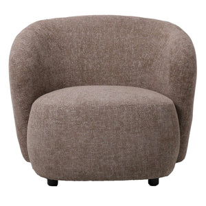 Sessel – Taupe Stoff, Nerz Stoff, Polster Design - Aphrodite | PTMD