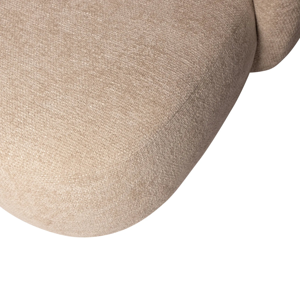 Sessel – Creme Stoff, Taubenfarbener Stoff, Große Sitzform - Aphrodite | PTMD