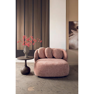 Sessel – Rosa Stoff, Flamingo Stoff, Große Sitzform - Aphrodite | PTMD