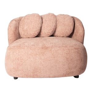 Sessel – Rosa Stoff, Flamingo Stoff, Große Sitzform - Aphrodite | PTMD