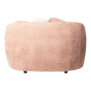Sessel – Rosa Stoff, Flamingo Stoff, Große Sitzform - Aphrodite | PTMD