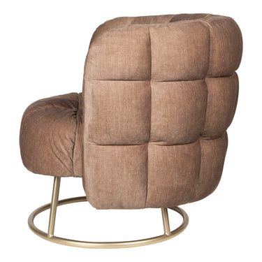 Sessel aus Fiore - Stoff, abgerundetes Design, moderne Polsterform – Grasa | PTMD - Esszett Luxury | Stilvolles Wohnen mit Charakter
