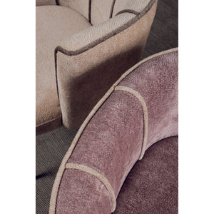 Stuhl aus Aphrodite - Stoff, weiches gepolstertes Finish, 3 - Streifen - Design – Nell | PTMD - Esszett Luxury | Stilvolles Wohnen mit Charakter