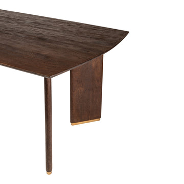 Esszimmertisch aus Mangoholz modernes Design Metallbeine – Liber | PTMD - Esszett Luxury | Stilvolles Wohnen mit Charakter