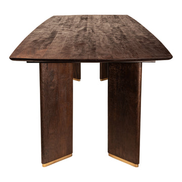 Esszimmertisch aus Mangoholz modernes Design Metallbeine – Liber | PTMD - Esszett Luxury | Stilvolles Wohnen mit Charakter