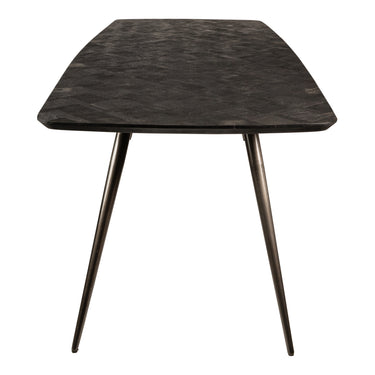 Esszimmertisch – Akazienholz Oberfläche, Ovales Design, Schwarzes Finish – Fieron | PTMD