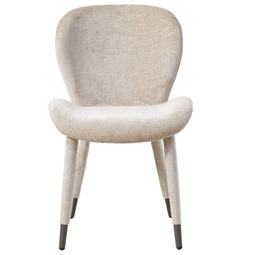 Stuhl aus Aphrodite - Stoff, weiches gepolstertes Finish, ergonomisch gerundete Form – Thor | PTMD - Esszett Luxury | Stilvolles Wohnen mit Charakter