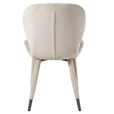 Stuhl aus Aphrodite - Stoff, weiches gepolstertes Finish, ergonomisch gerundete Form – Thor | PTMD - Esszett Luxury | Stilvolles Wohnen mit Charakter