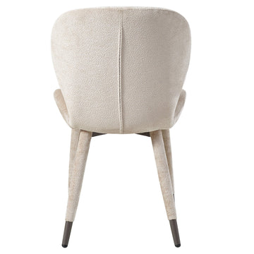 Stuhl aus Aphrodite - Stoff, weiches gepolstertes Finish, ergonomisch gerundete Form – Thor | PTMD - Esszett Luxury | Stilvolles Wohnen mit Charakter