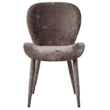 Stuhl aus Aphrodite - Stoff, weiches gepolstertes Finish, ergonomisch gerundete Form – Thor | PTMD - Esszett Luxury | Stilvolles Wohnen mit Charakter