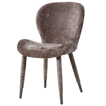 Stuhl aus Aphrodite - Stoff, weiches gepolstertes Finish, ergonomisch gerundete Form – Thor | PTMD - Esszett Luxury | Stilvolles Wohnen mit Charakter