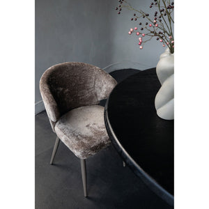 Stuhl aus Aphrodite - Stoff & Metall mit Komfortpolsterung – Ares | PTMD - Esszett Luxury | Stilvolles Wohnen mit Charakter