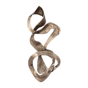 Gold-Look Aluminium Metal Wall Panel with Swirl Design, S – Neven | PTMD